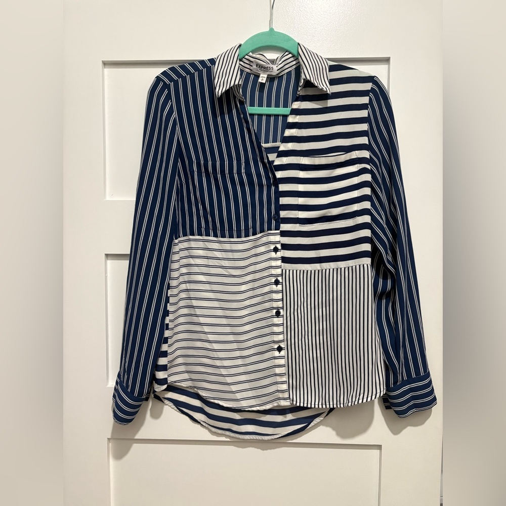 Express Portofino button down blouse
